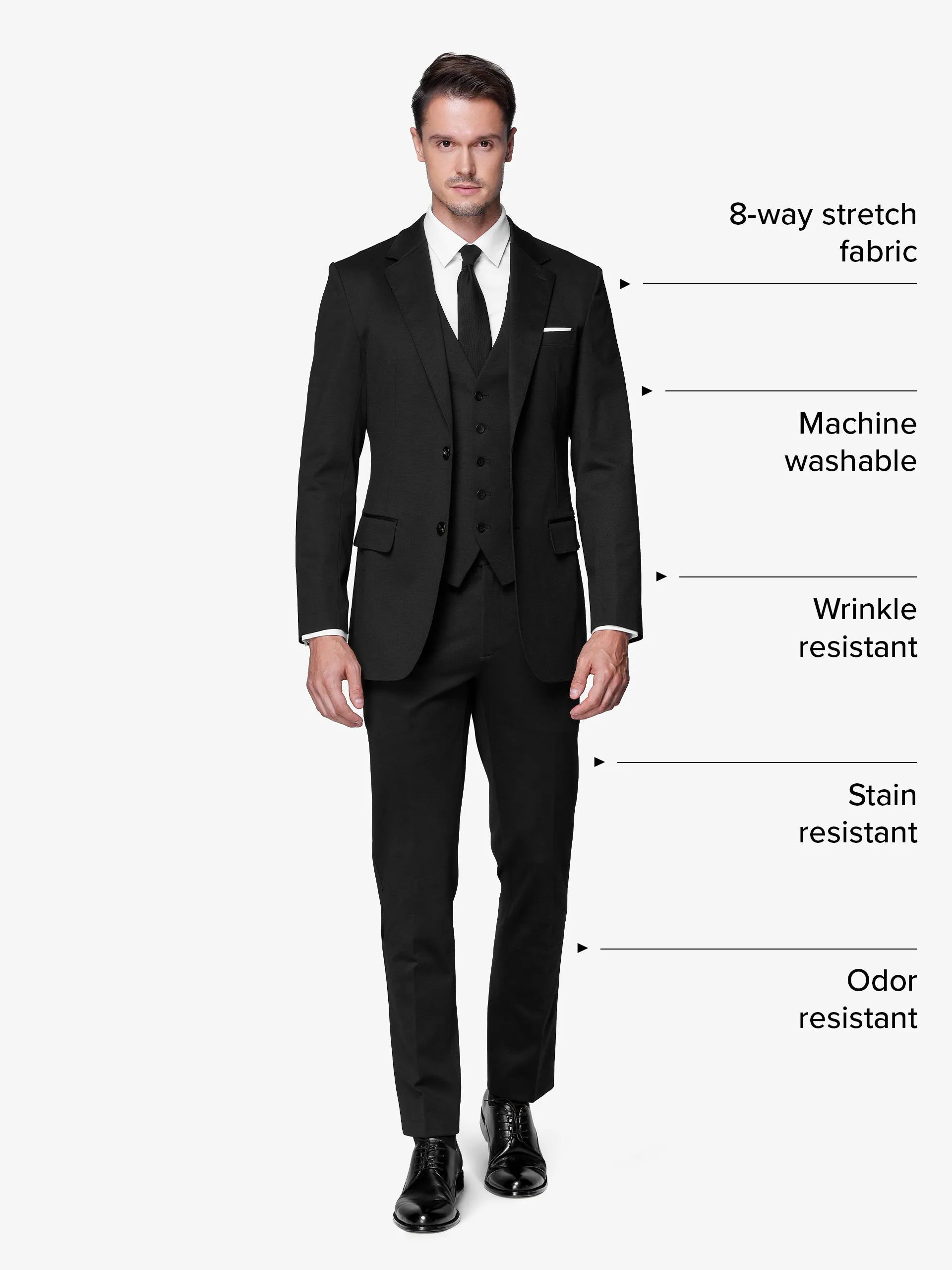 xSuit 5.0 Three-Piece - Black sold by xSuit product image thumbnail 2