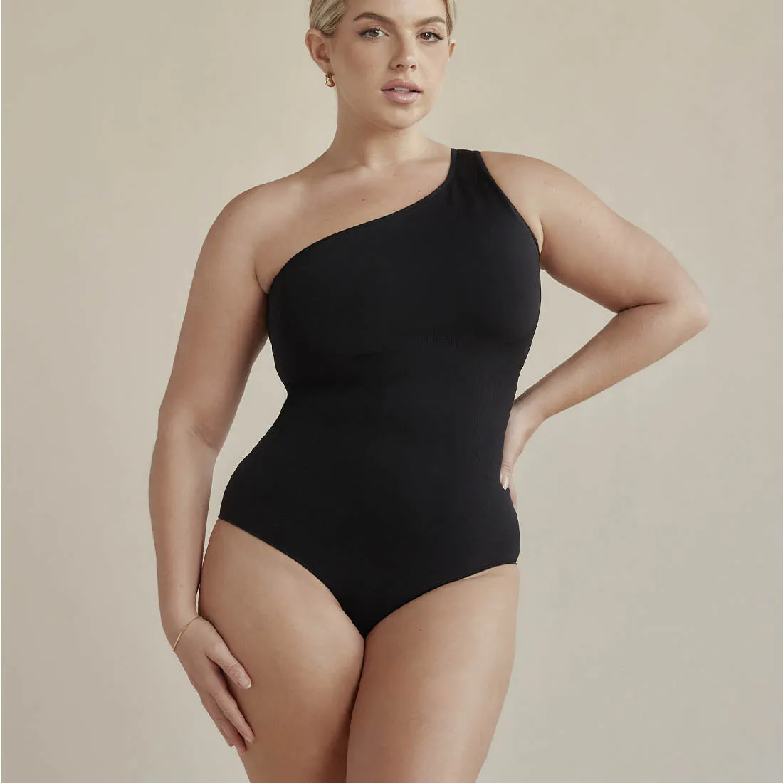 One Shoulder Butter Sculpt® Seamless Shapewear Bodysuit sold by Pinsy product image thumbnail 4