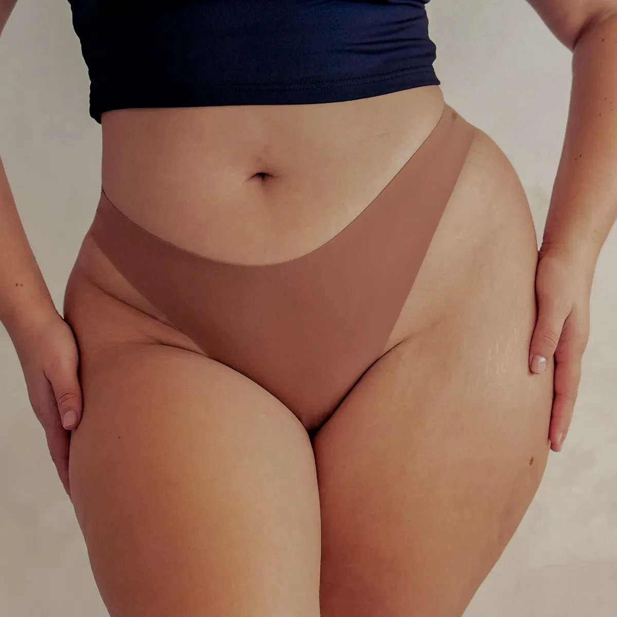 Mid-Waist Seamless Hipster Panty sold by Pinsy