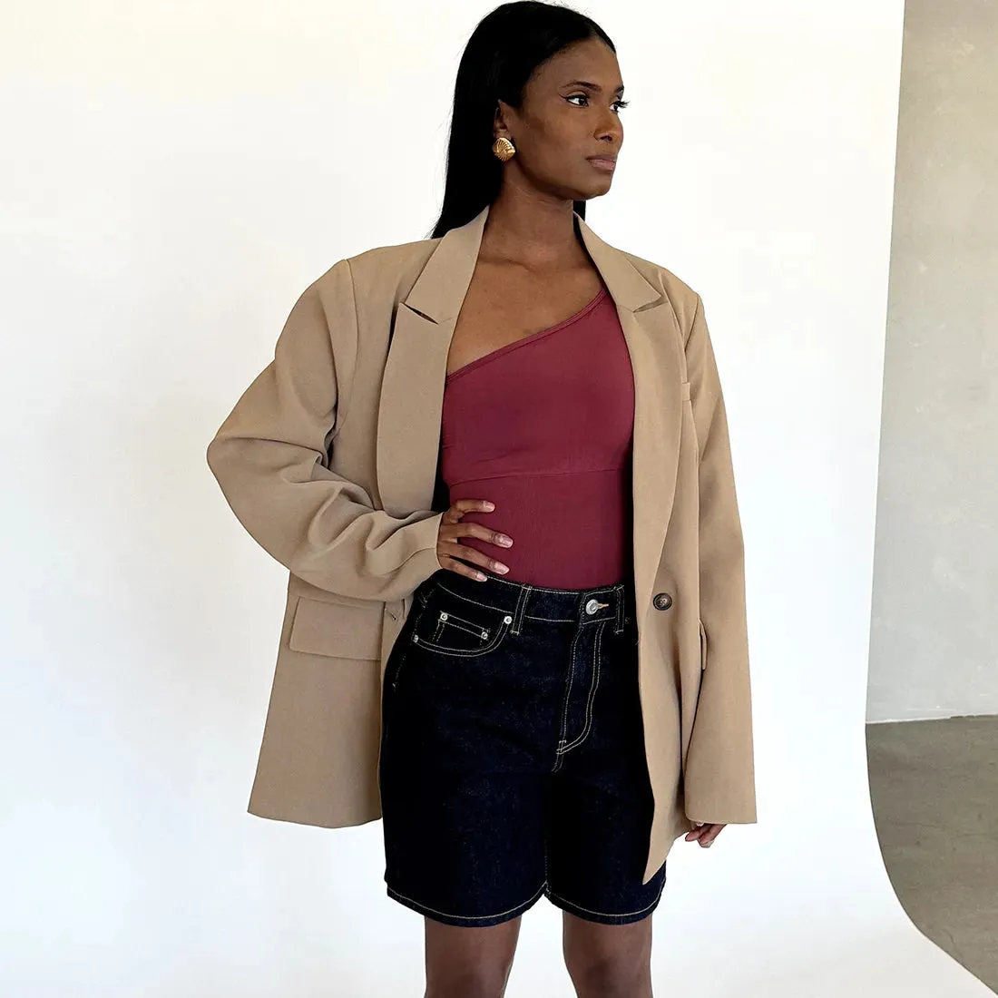 One Shoulder Butter Sculpt® Seamless Shapewear Bodysuit sold by Pinsy product image thumbnail 2