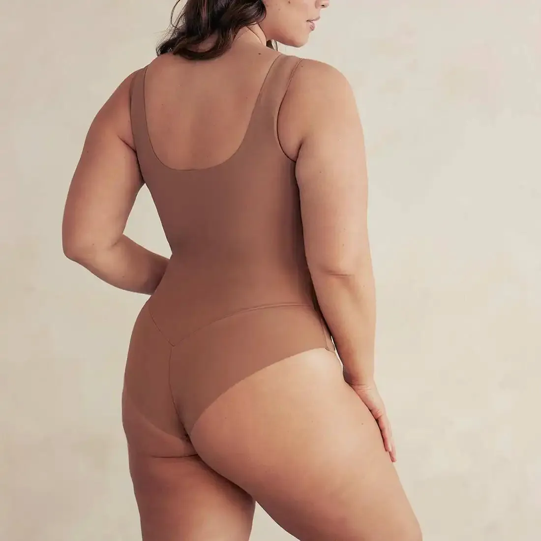 High Neck Hourglass Shapewear Cheeky Bodysuit sold by Pinsy product image thumbnail 5