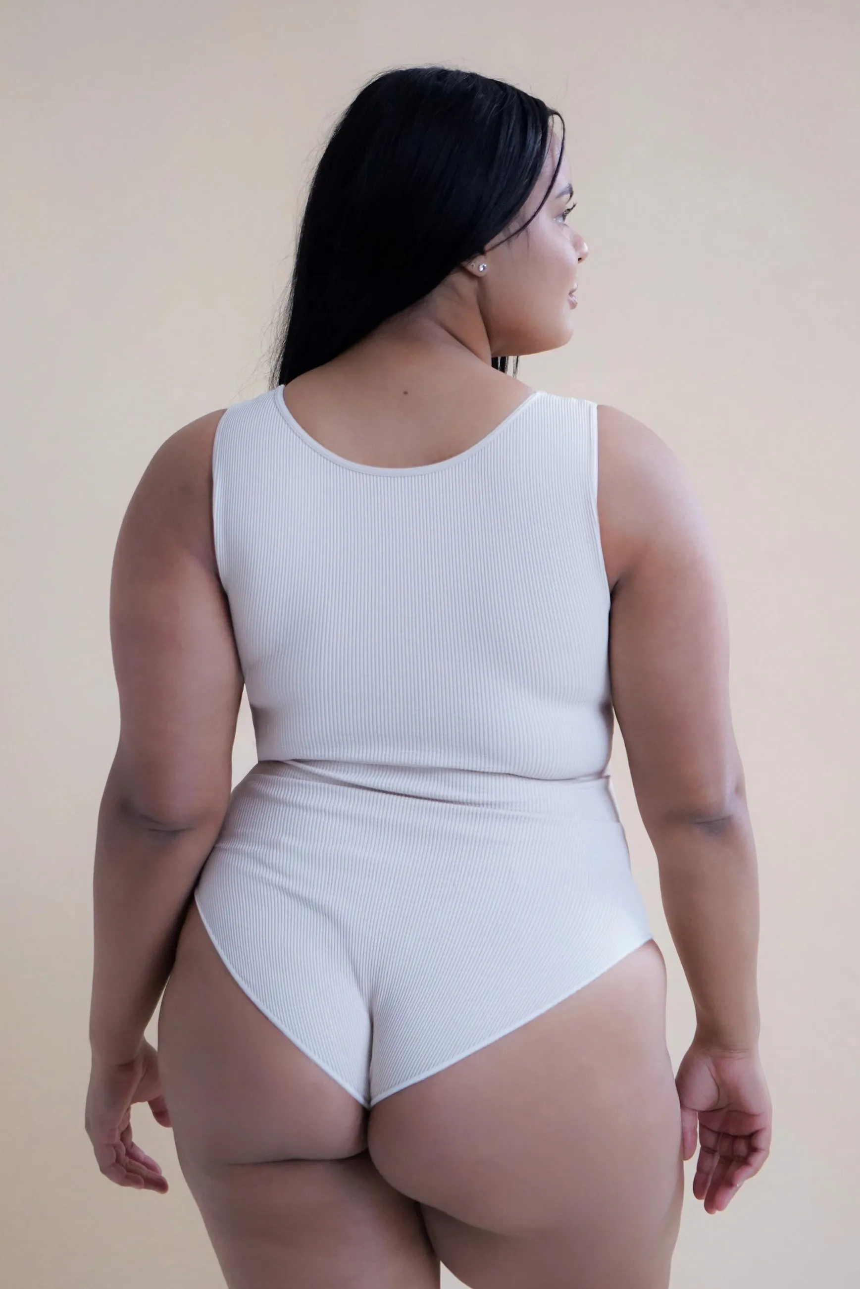 Rib Sculpt High Neck Shapewear Bodysuit sold by Pinsy product image thumbnail 4
