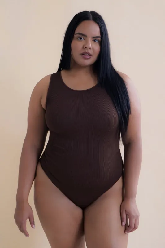 Rib Sculpt High Neck Shapewear Bodysuit sold by Pinsy