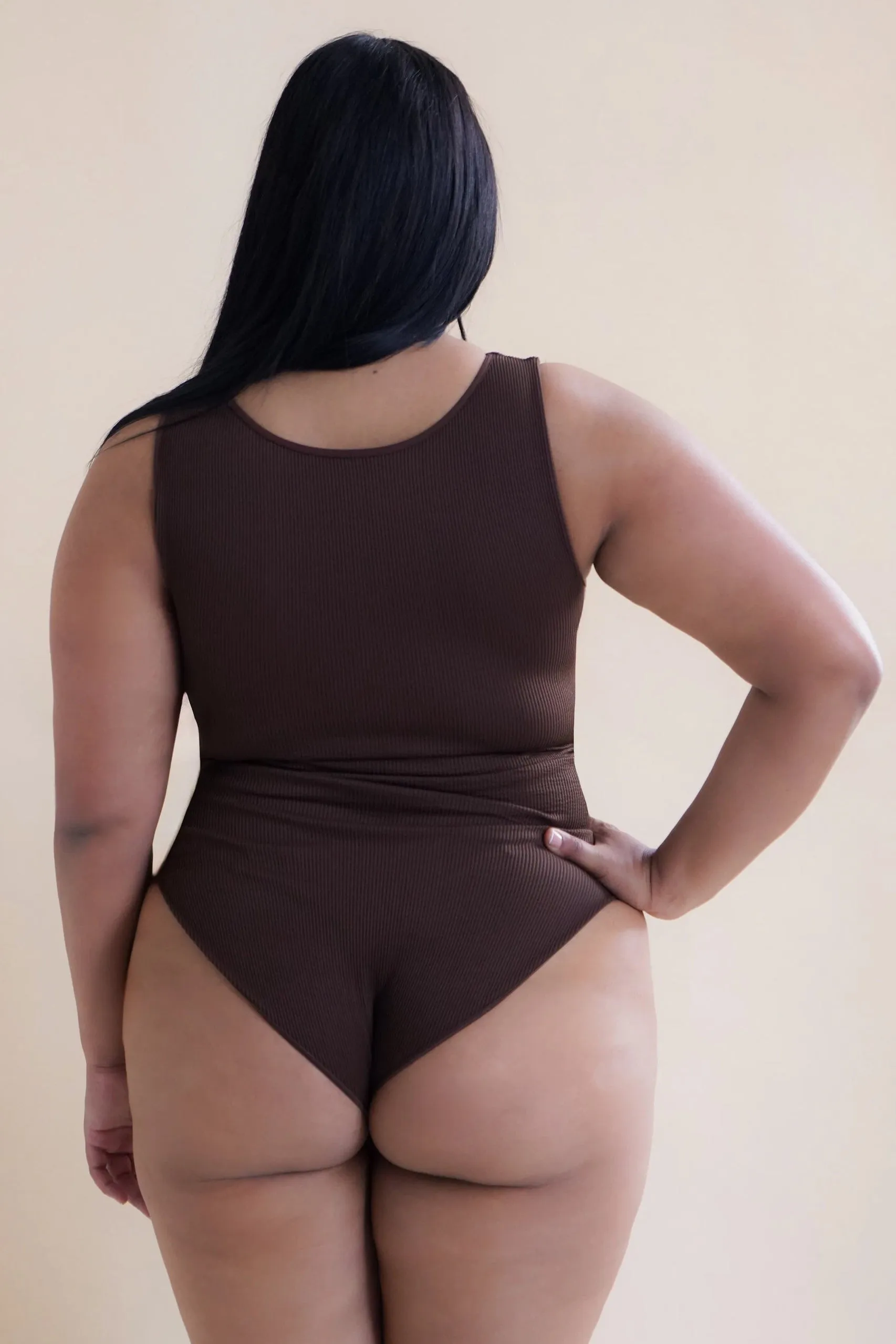 Rib Sculpt High Neck Shapewear Bodysuit sold by Pinsy product image thumbnail 2