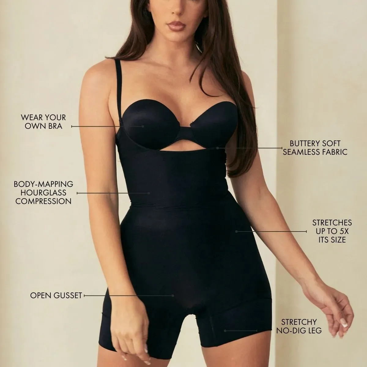 Open Bust Butter Sculpt® Seamless Shapesuit sold by Pinsy product image thumbnail 2