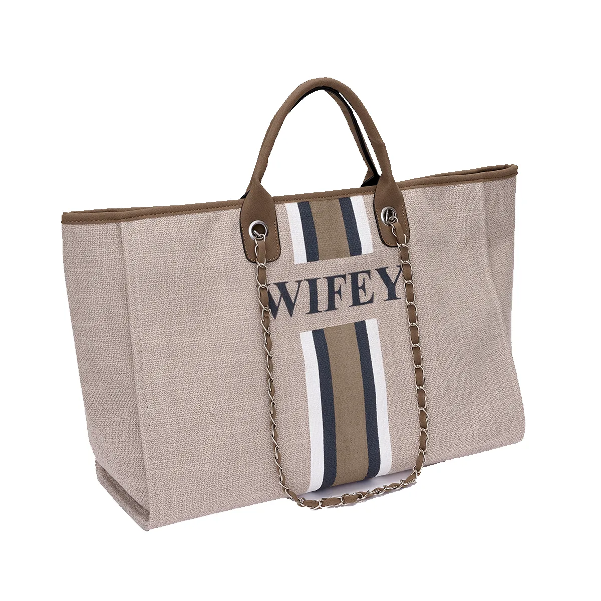 The Lily Canvas Jumbo - Soft Fawn - WIFEY sold by Lily and Bean product image thumbnail 3