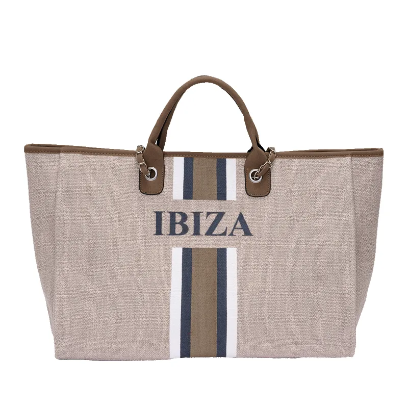 The Lily Canvas Jumbo - Soft Fawn - IBIZA sold by Lily and Bean