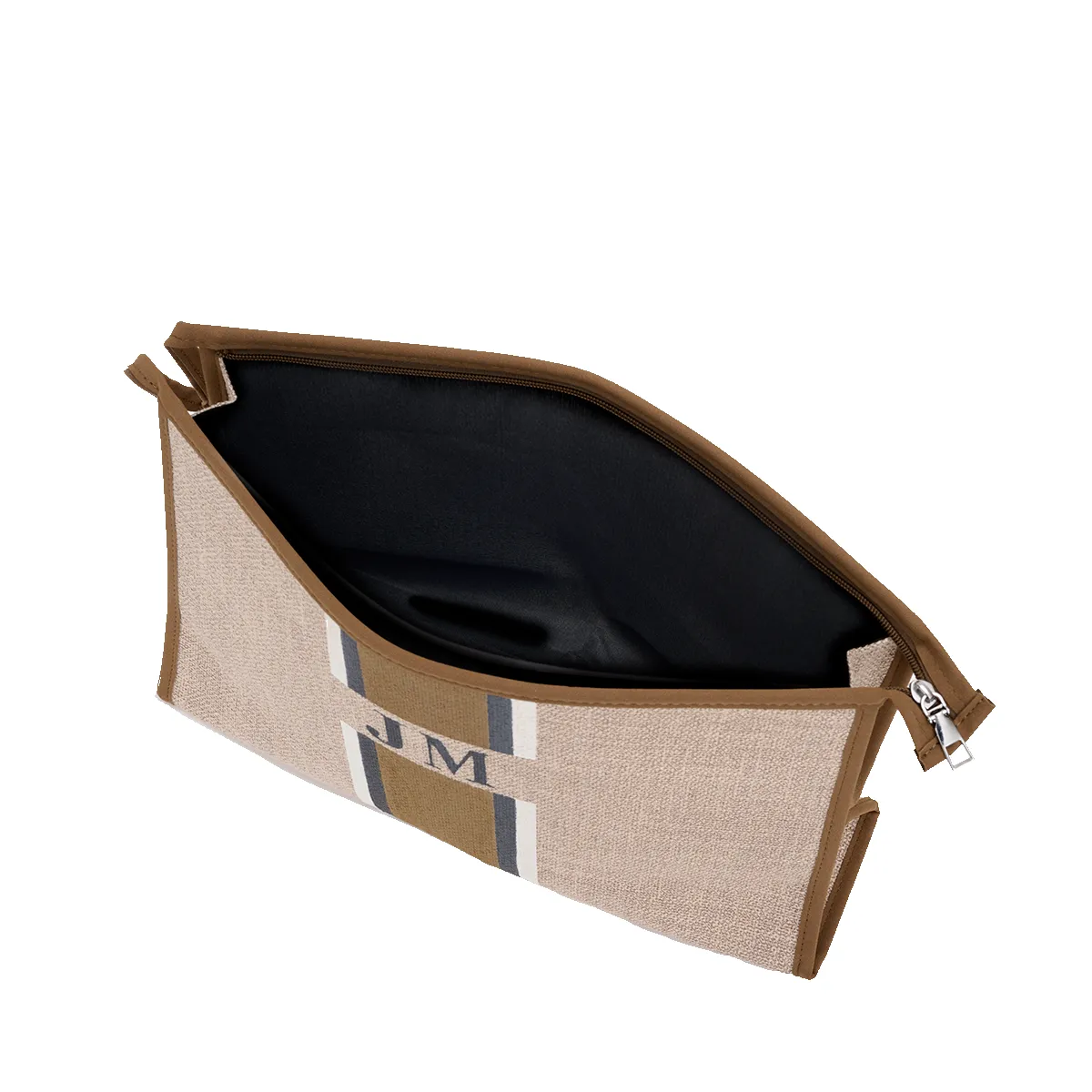 The Lily Ultimate Cosmetic - Soft Fawn with White, Grey and Beige Stripe sold by Lily and Bean