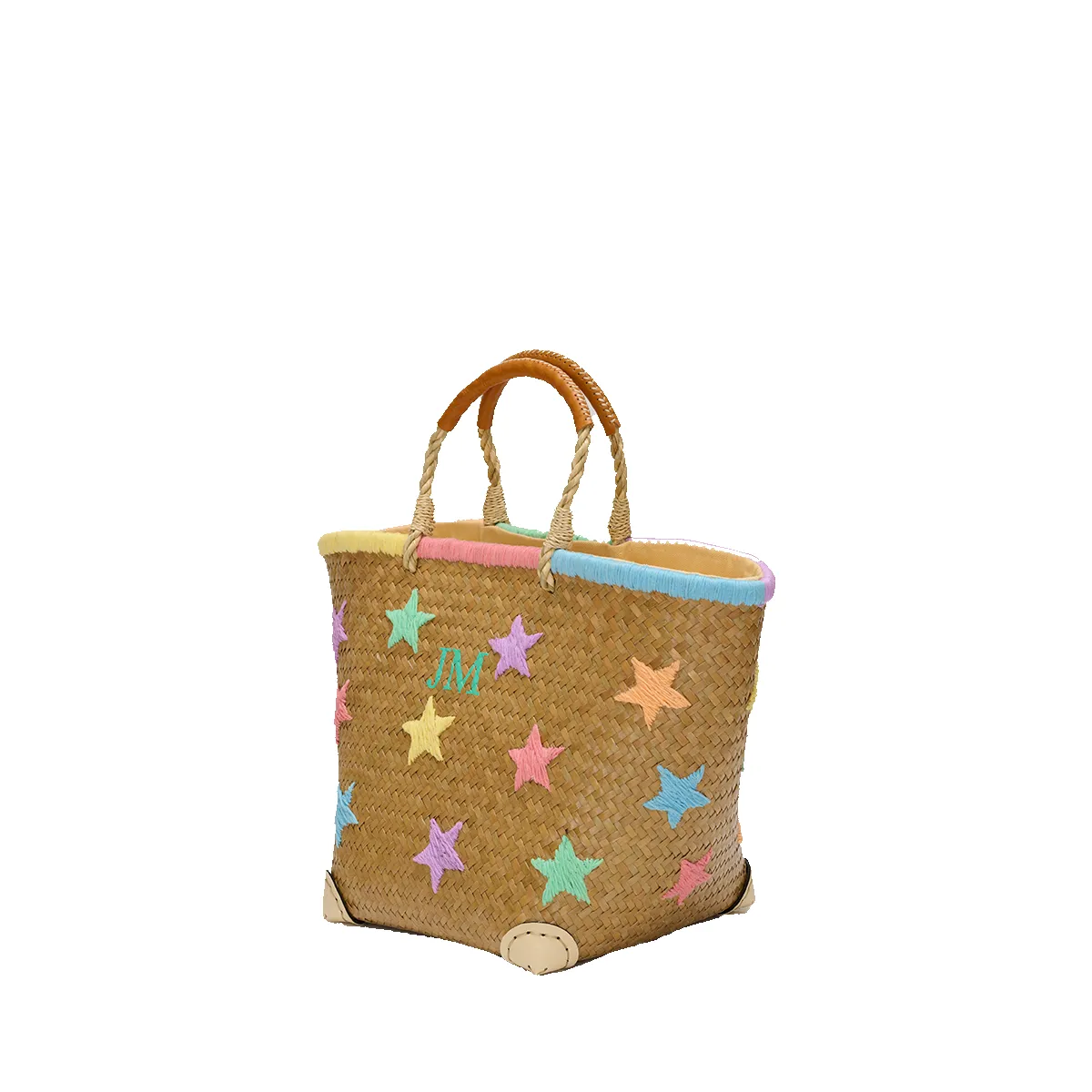 L&B Starry Straw Shopper sold by Lily and Bean product image thumbnail 3
