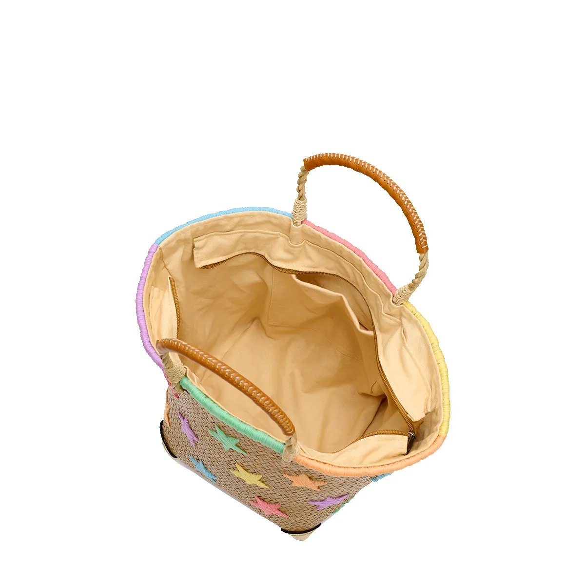 L&B Starry Straw Shopper sold by Lily and Bean product image thumbnail 2
