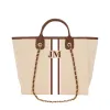 The Lily Canvas Medium - Cream with Dark Brown Handles - Design Your Own sold by Lily and Bean