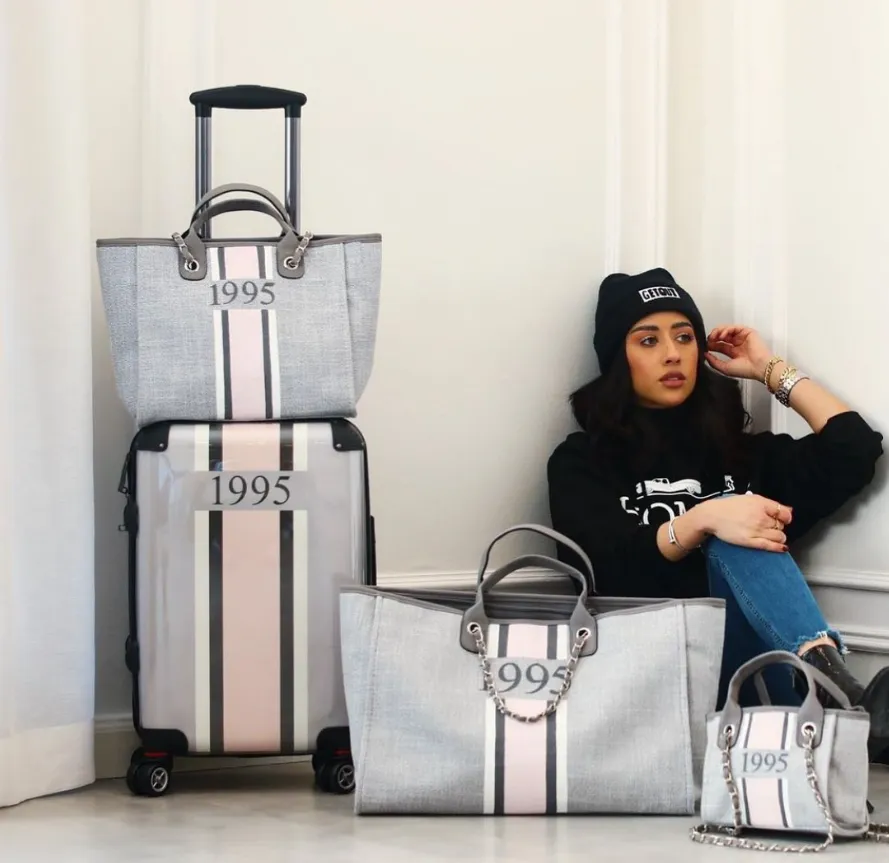 The Lily Canvas Mini - French Grey - Design Your Own sold by Lily and Bean product image thumbnail 4