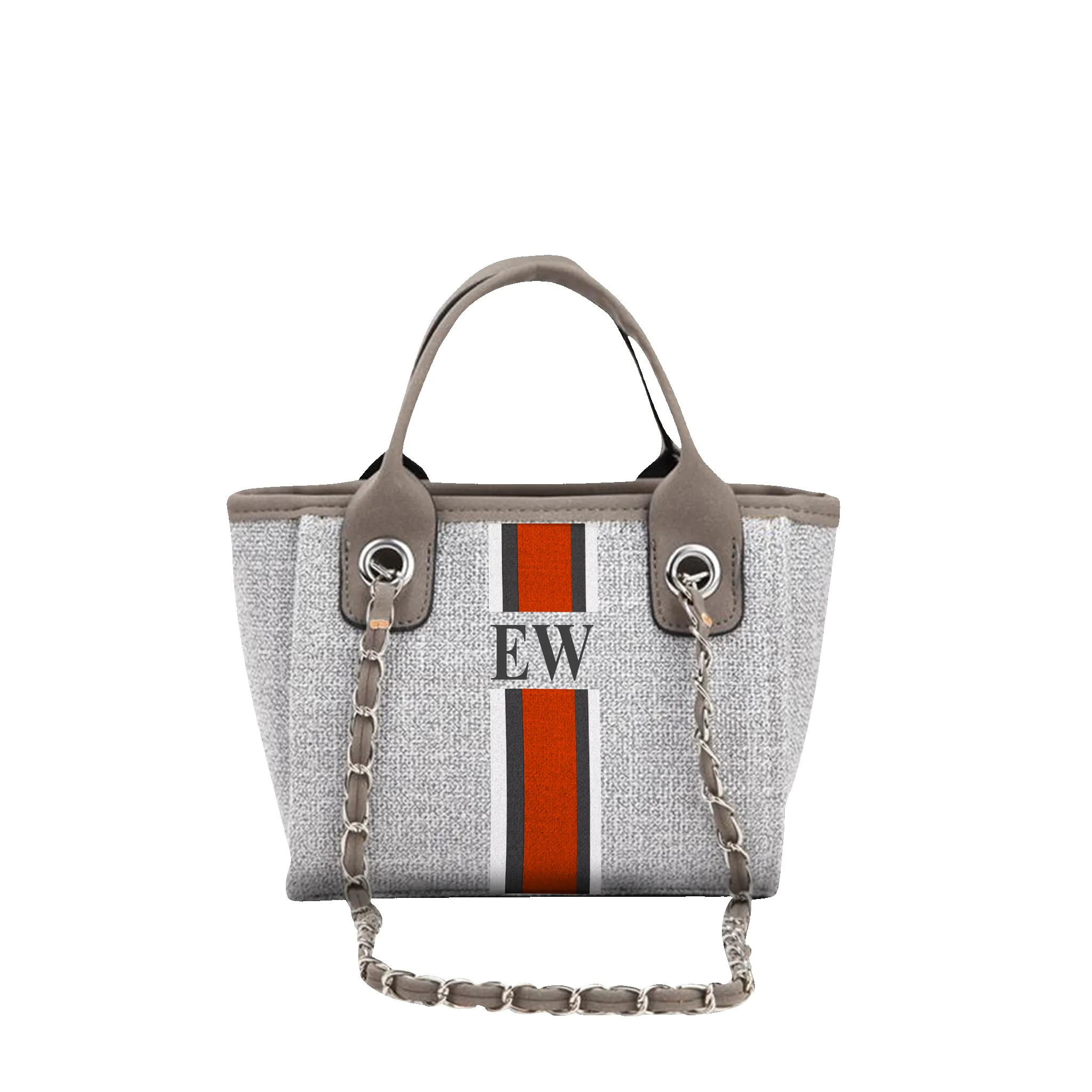 The Lily Canvas Mini - French Grey - Design Your Own sold by Lily and Bean