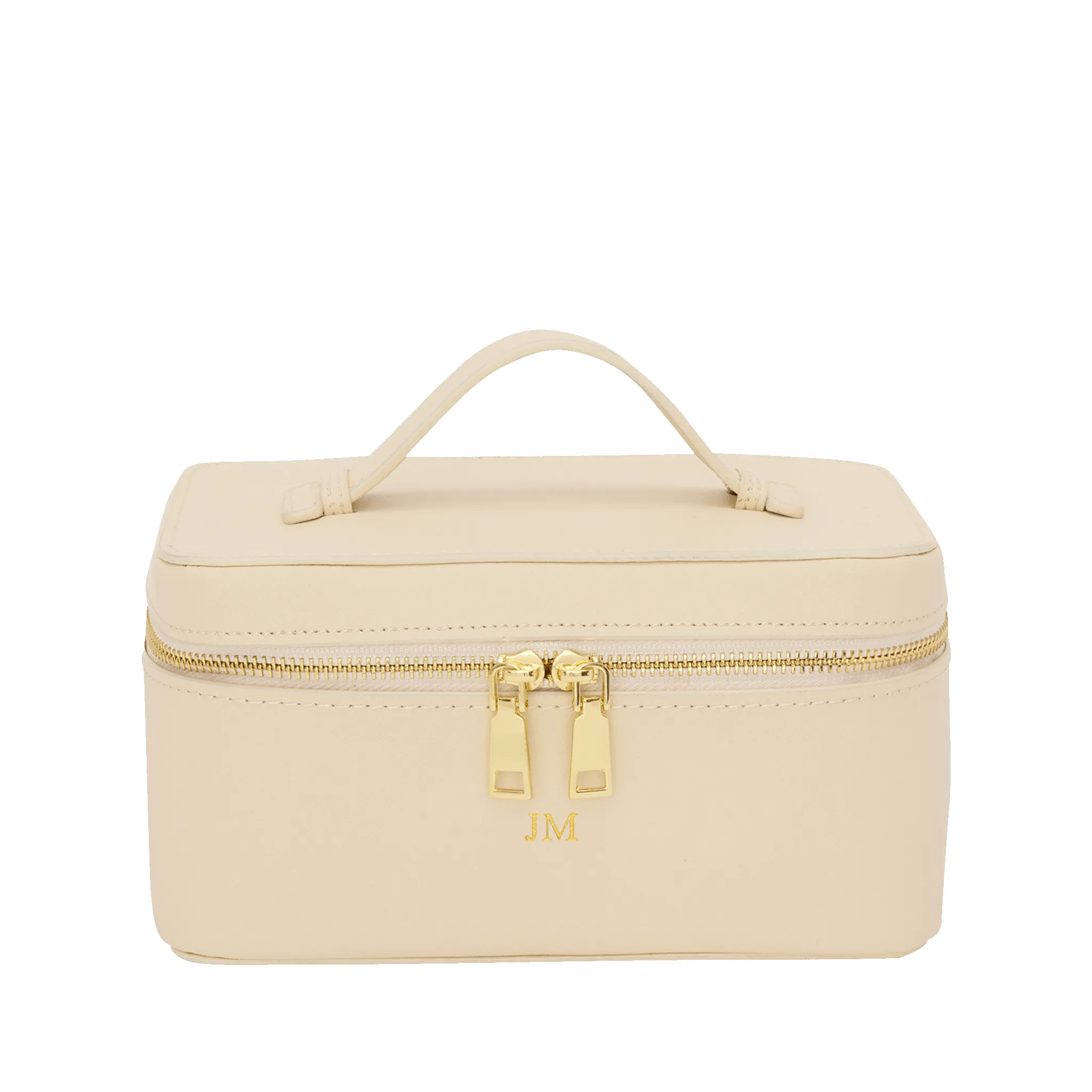 L&B Leather Travel Vanity Case - Ivory sold by Lily and Bean product image thumbnail 2