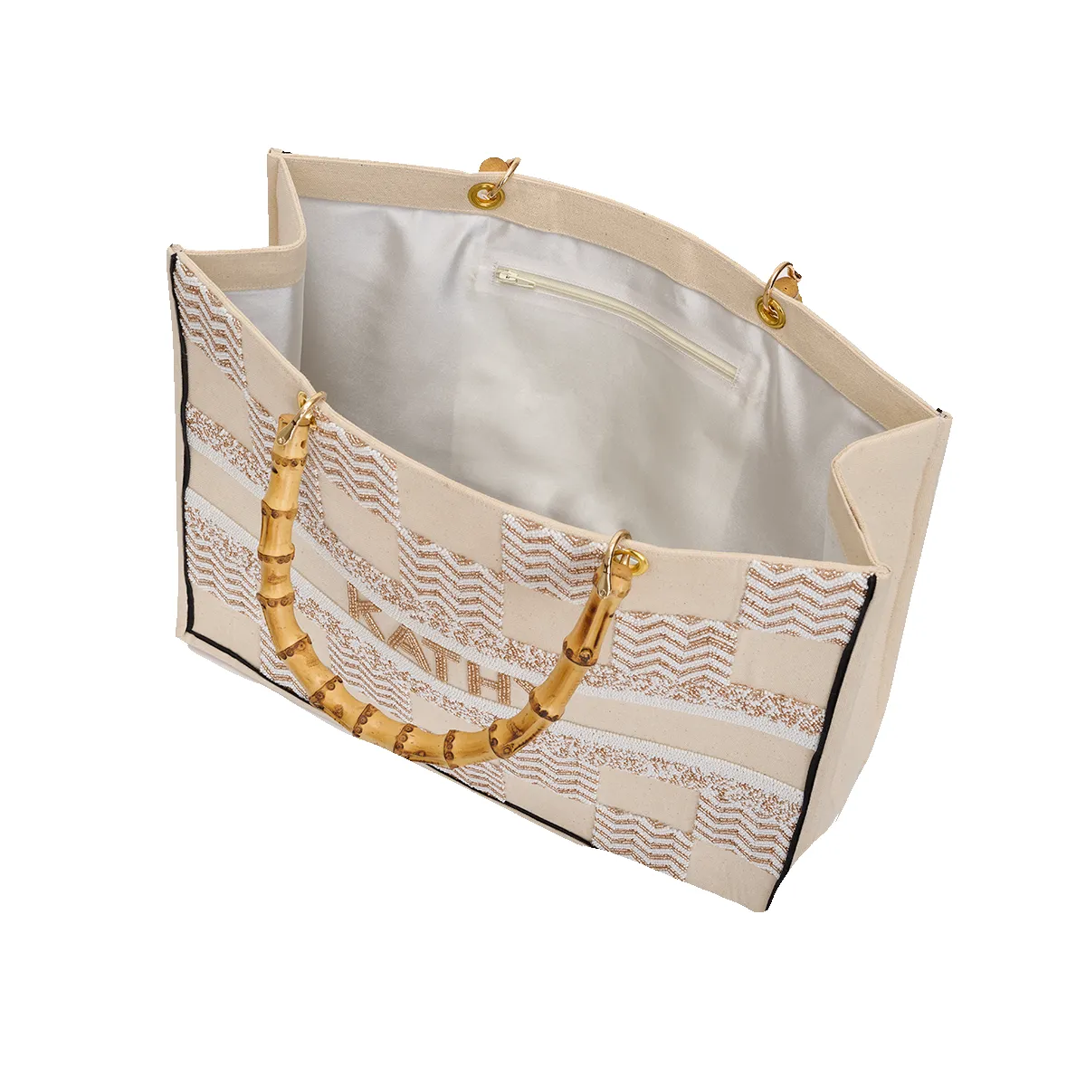 The Juliana Demi Zig Beaded Tote sold by Lily and Bean product image thumbnail 3