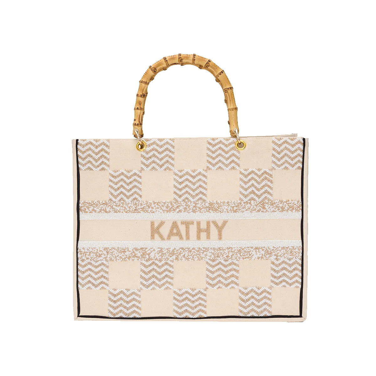 The Juliana Demi Zig Beaded Tote sold by Lily and Bean product image thumbnail 2