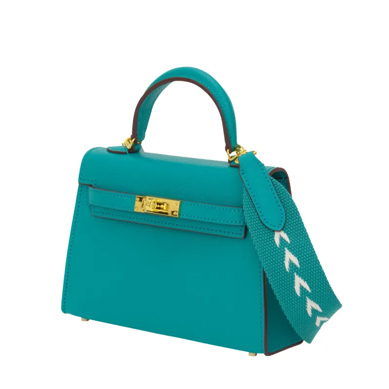 L&B Hettie Bag - Peacock Blue sold by Lily and Bean