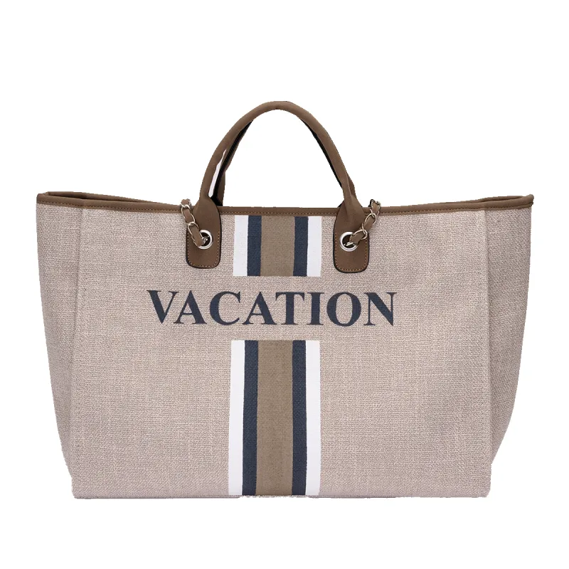 The Lily Canvas Jumbo - Soft Fawn - VACATION sold by Lily and Bean