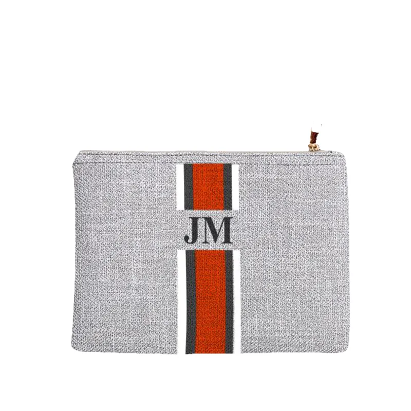 The Lily Makeup Bag -  French Grey - Design Your Own sold by Lily and Bean