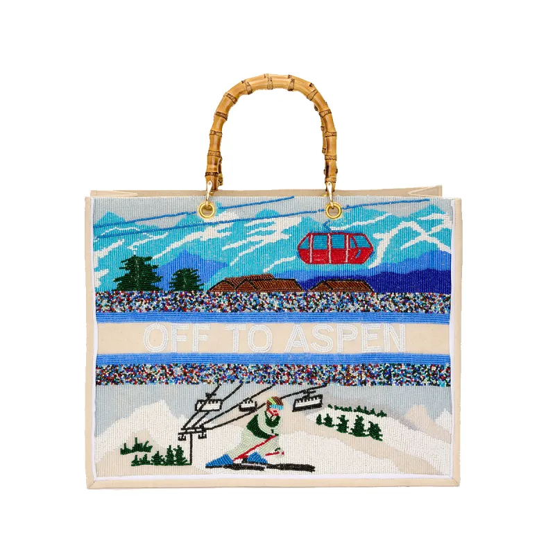 The Juliana Aspen Beaded Tote sold by Lily and Bean