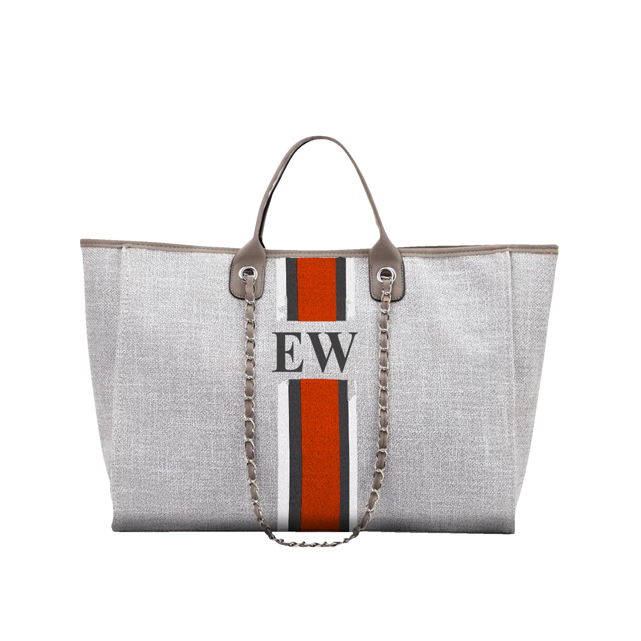 The Lily Canvas Jumbo - French Grey - Design Your Own sold by Lily and Bean