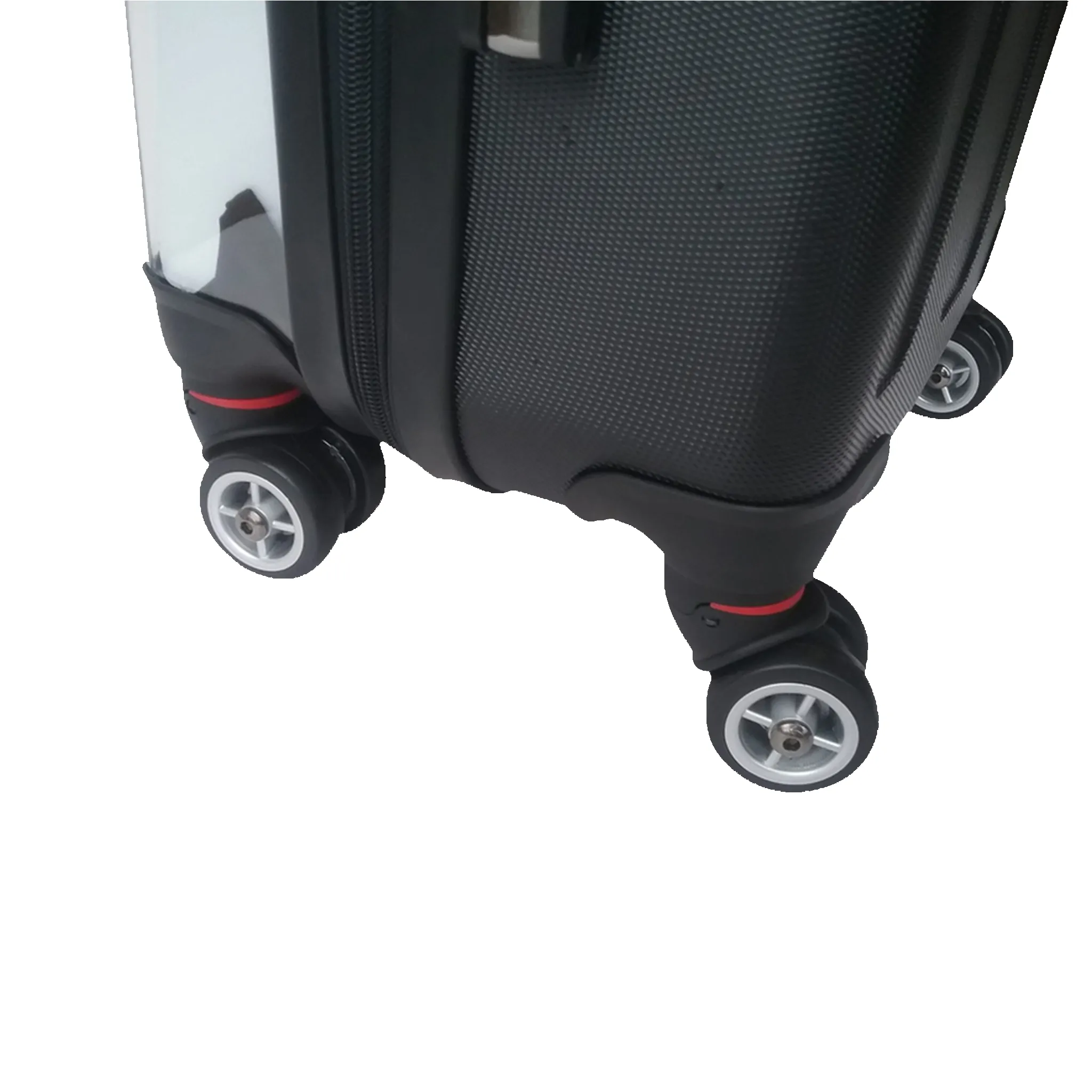 Navy, Pink and White Straw Effect Luggage sold by Lily and Bean product image thumbnail 3