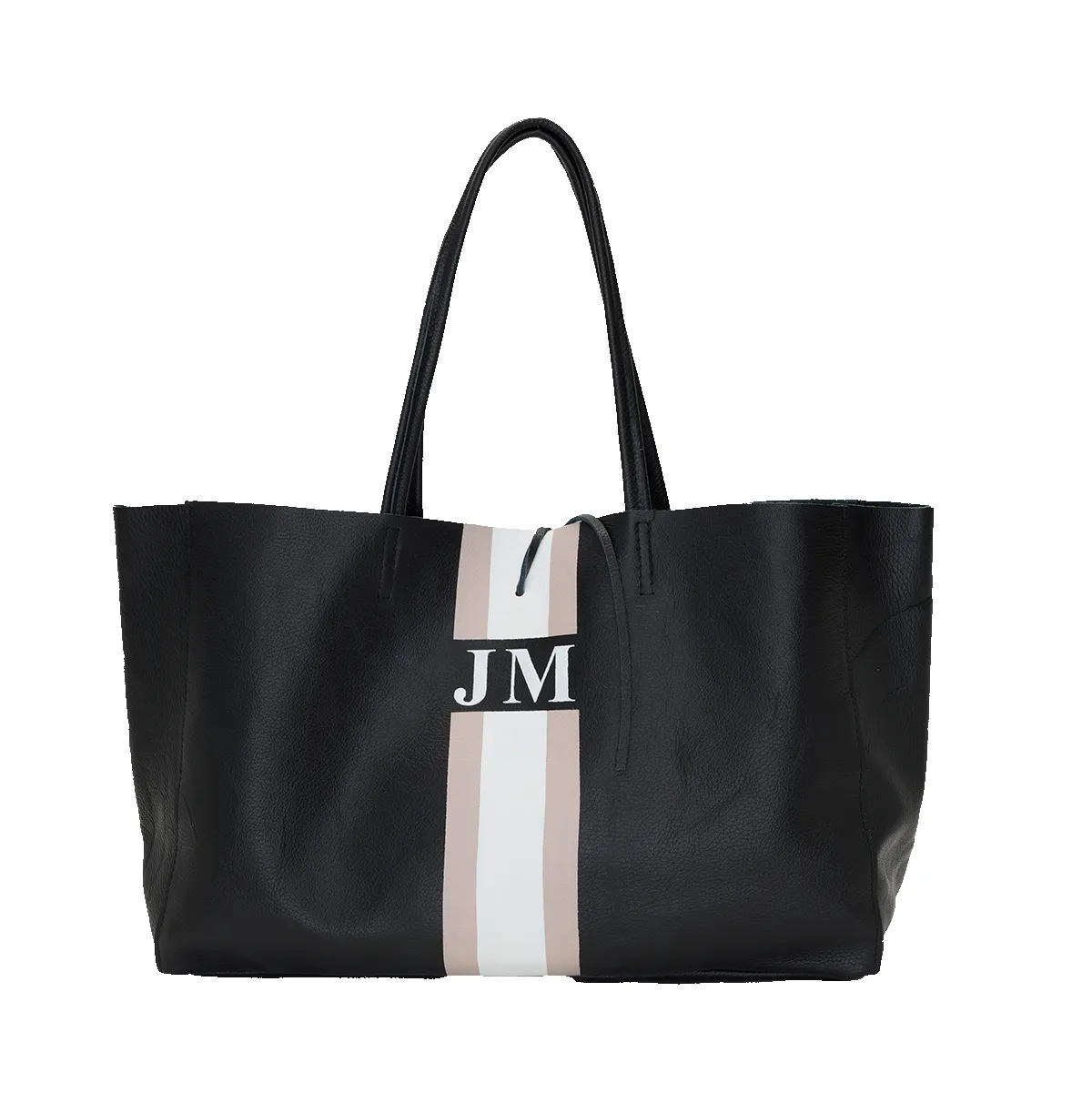 Egerton Shopper - Black & Taupe sold by Lily and Bean