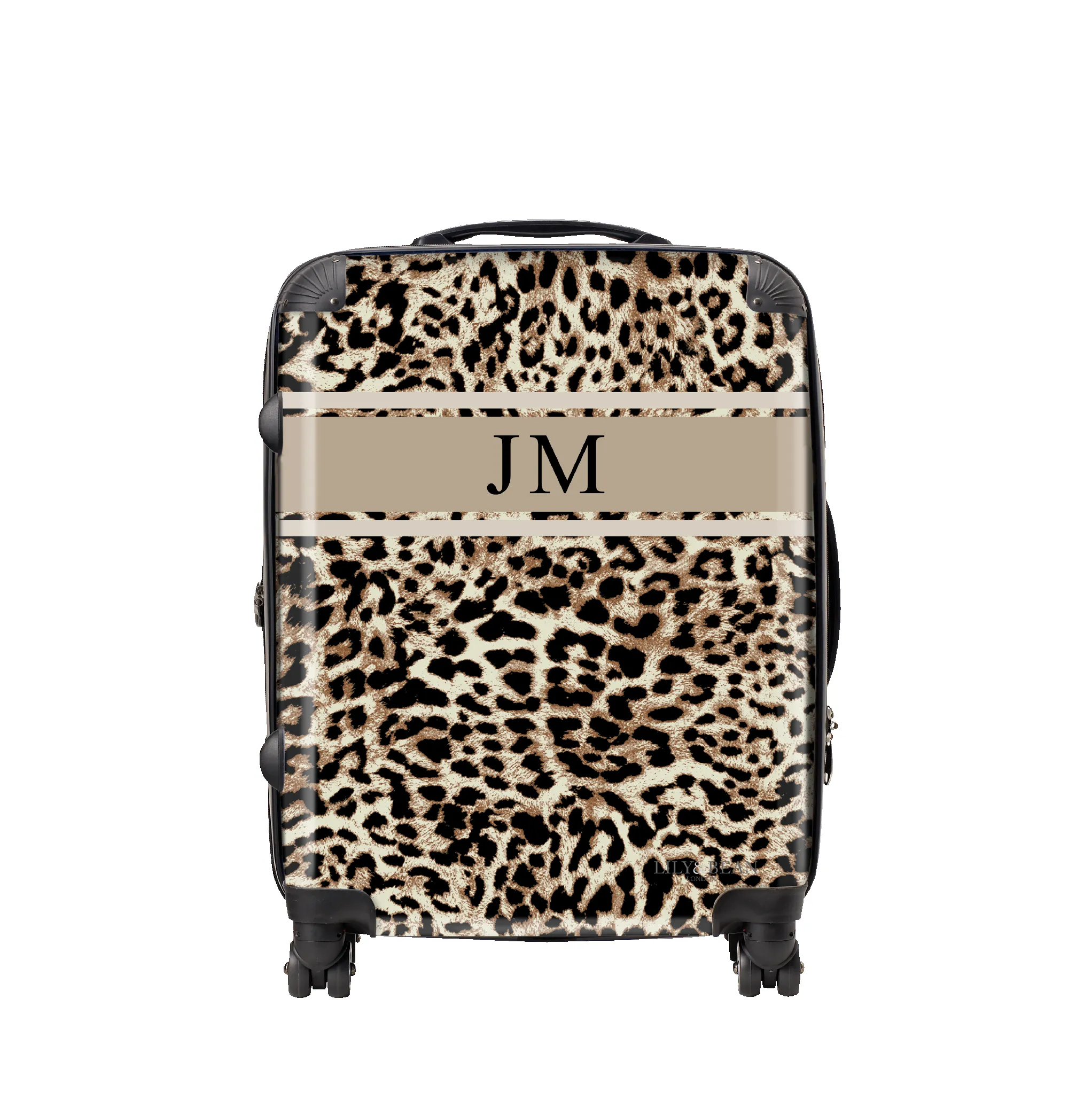 Leopard Print Hardshell Luggage sold by Lily and Bean