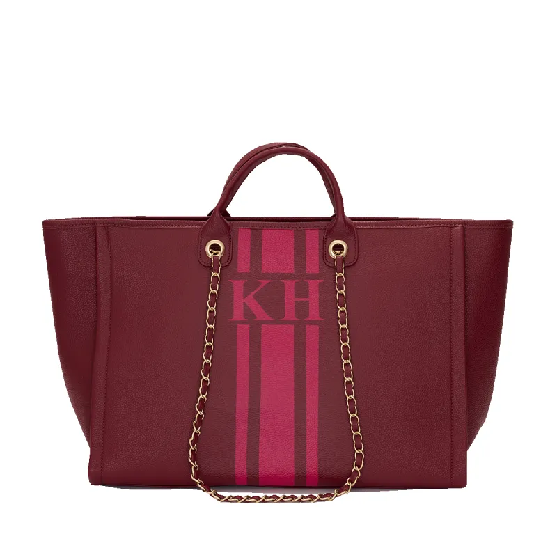Lily and Bean Athene Tote - Burgundy sold by Lily and Bean