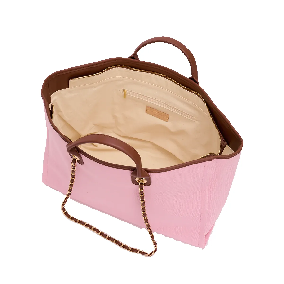 The Lily Blush Pink Tote and Ultimate Cosmetic Duo sold by Lily and Bean product image thumbnail 2