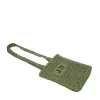 The Lily Lattice Straw Shopper - Army Green sold by Lily and Bean