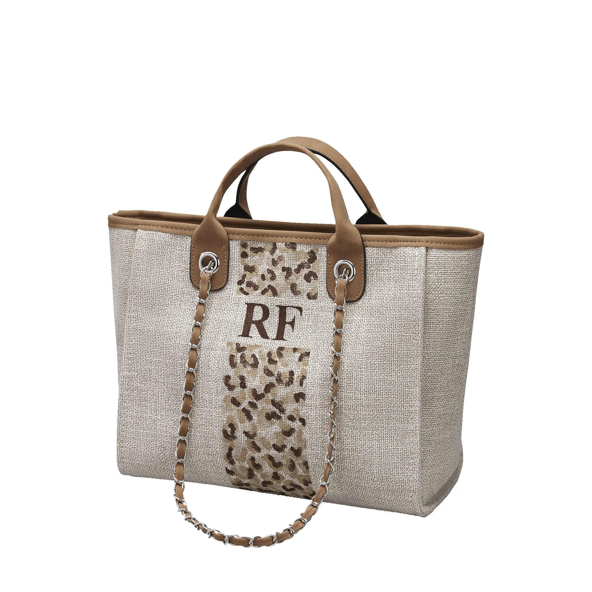 The Lily Canvas Medium - Soft Fawn - Leopard Pattern sold by Lily and Bean product image thumbnail 2