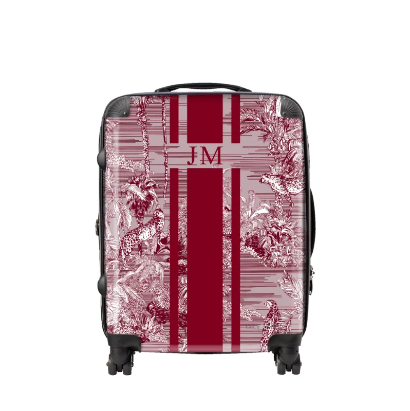 Bordeaux Tropical Luggage sold by Lily and Bean