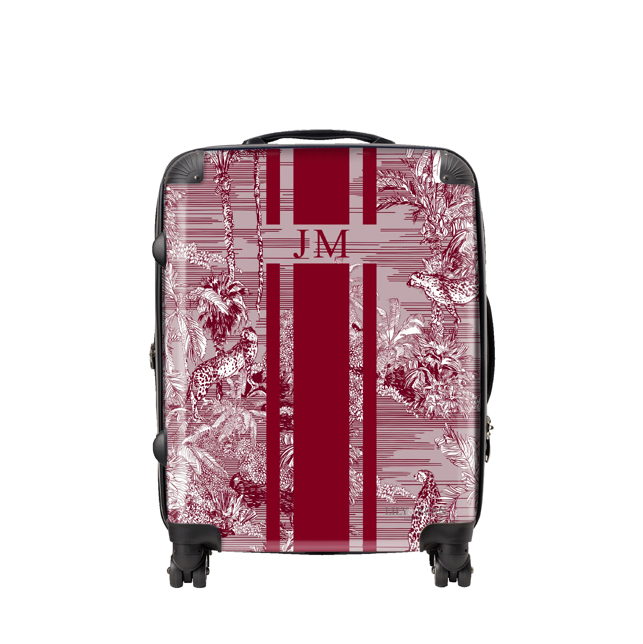 Bordeaux Tropical Luggage sold by Lily and Bean