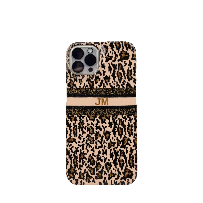 Leopard Beaded Phone Case sold by Lily and Bean