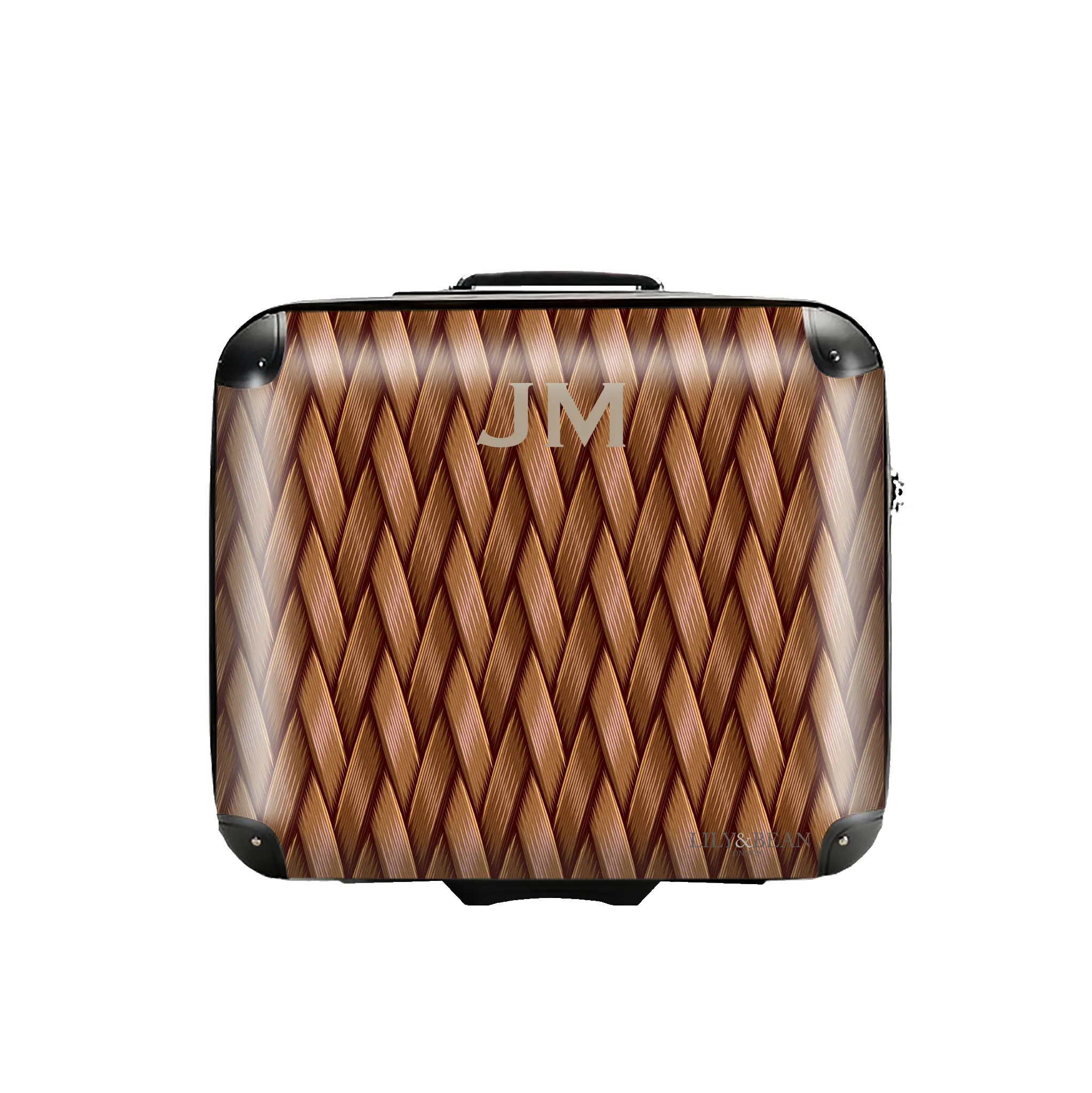 Woven Style Leather Brown Business Luggage sold by Lily and Bean