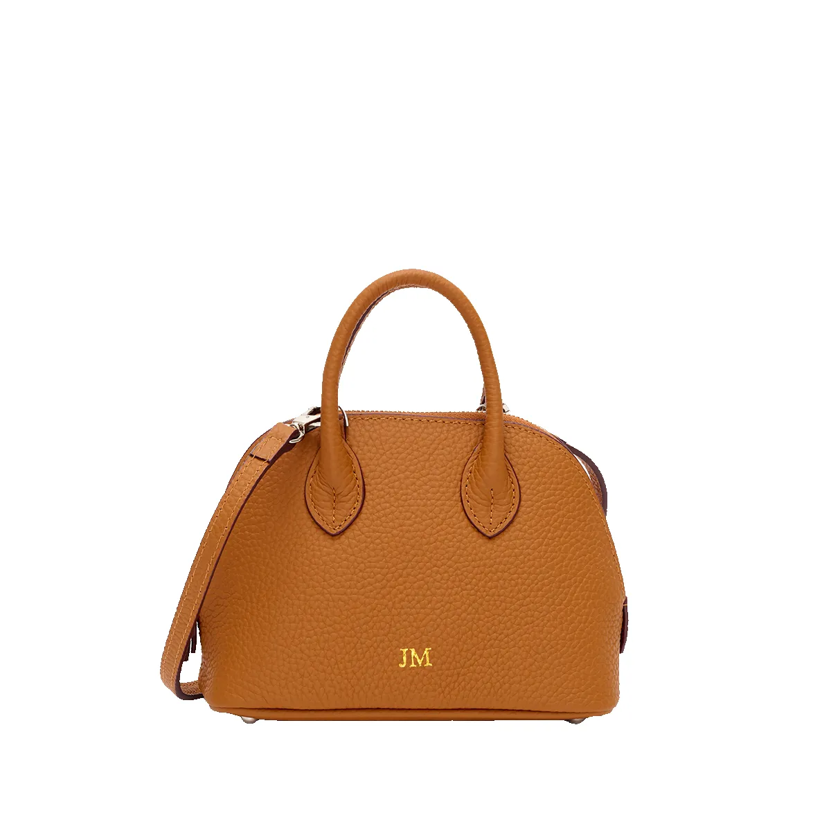 Mini Margot Leather Grained Bag Tan sold by Lily and Bean