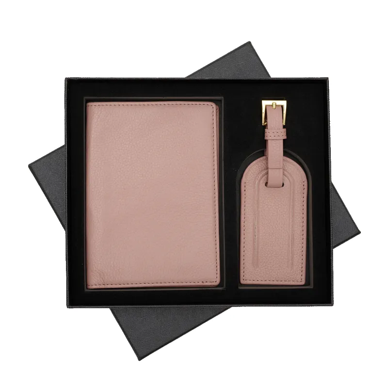 L&B Passport Cover Raspberry sold by Lily and Bean