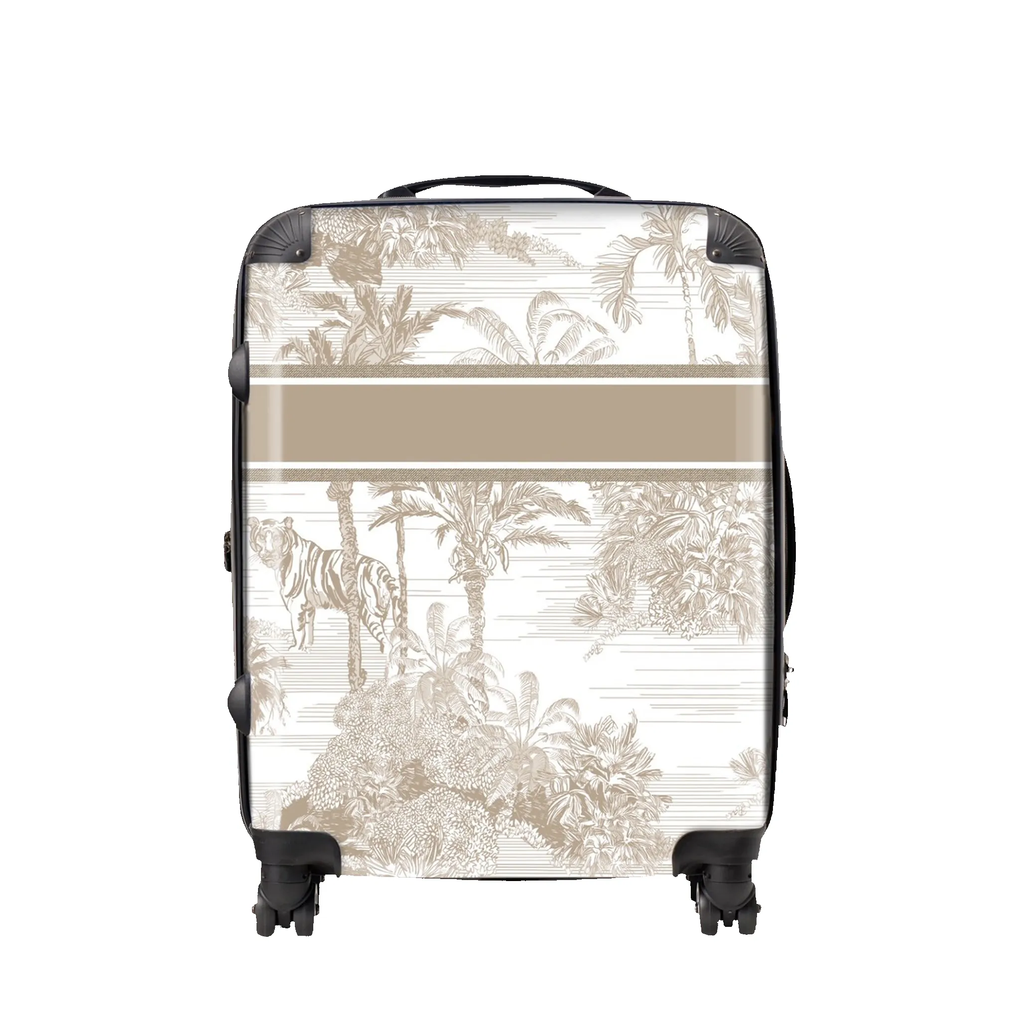 Isabella Hardshell Luggage- Beige sold by Lily and Bean