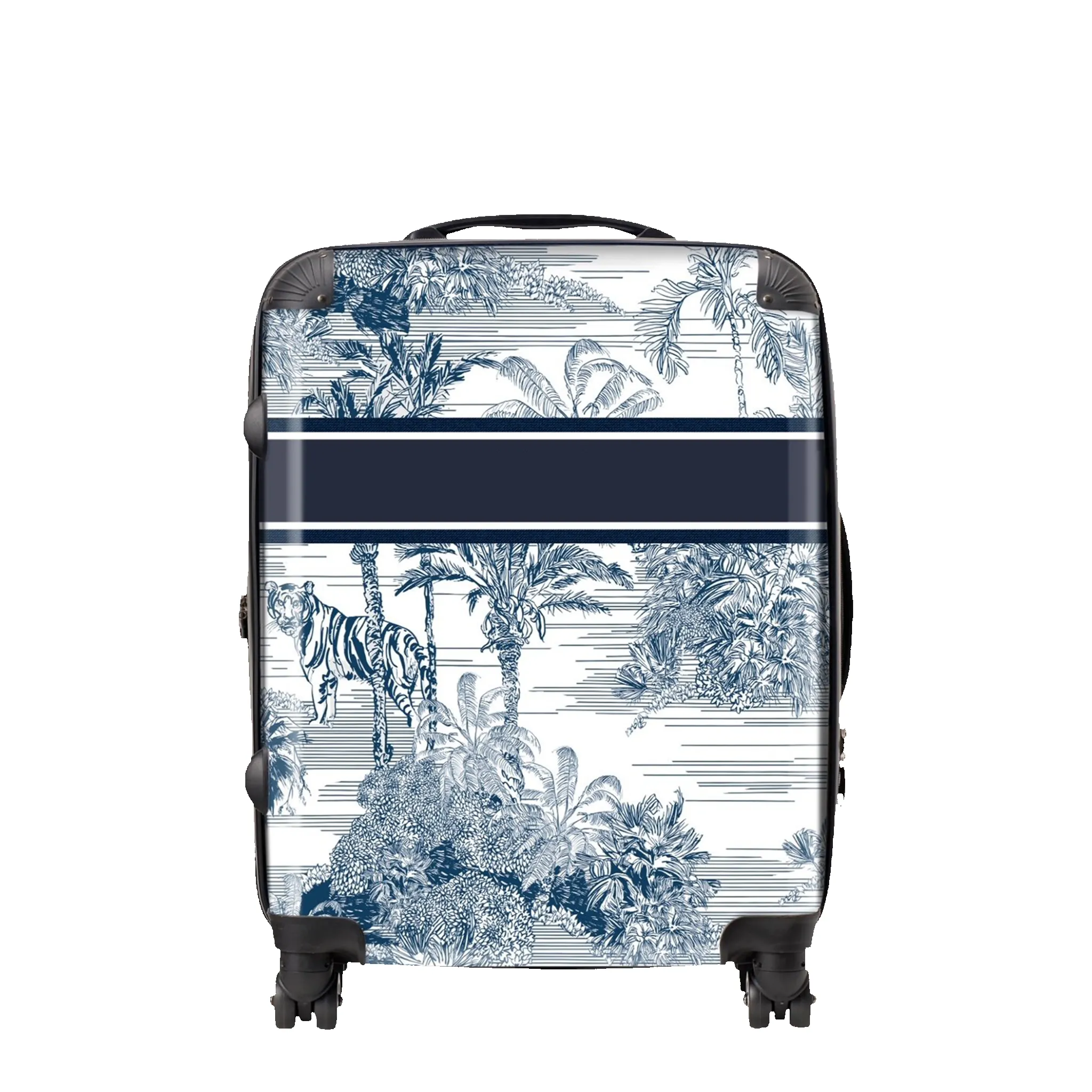 Isabella Hardshell Luggage- Blue sold by Lily and Bean