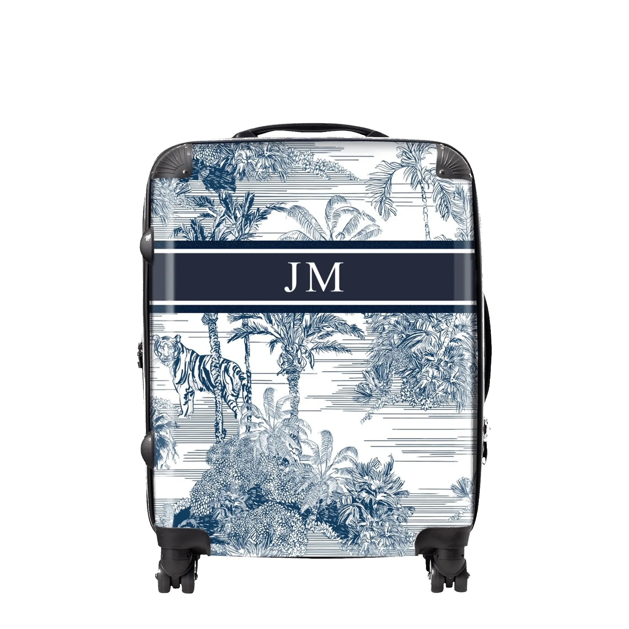 Isabella Hardshell Luggage- Blue sold by Lily and Bean product image thumbnail 2