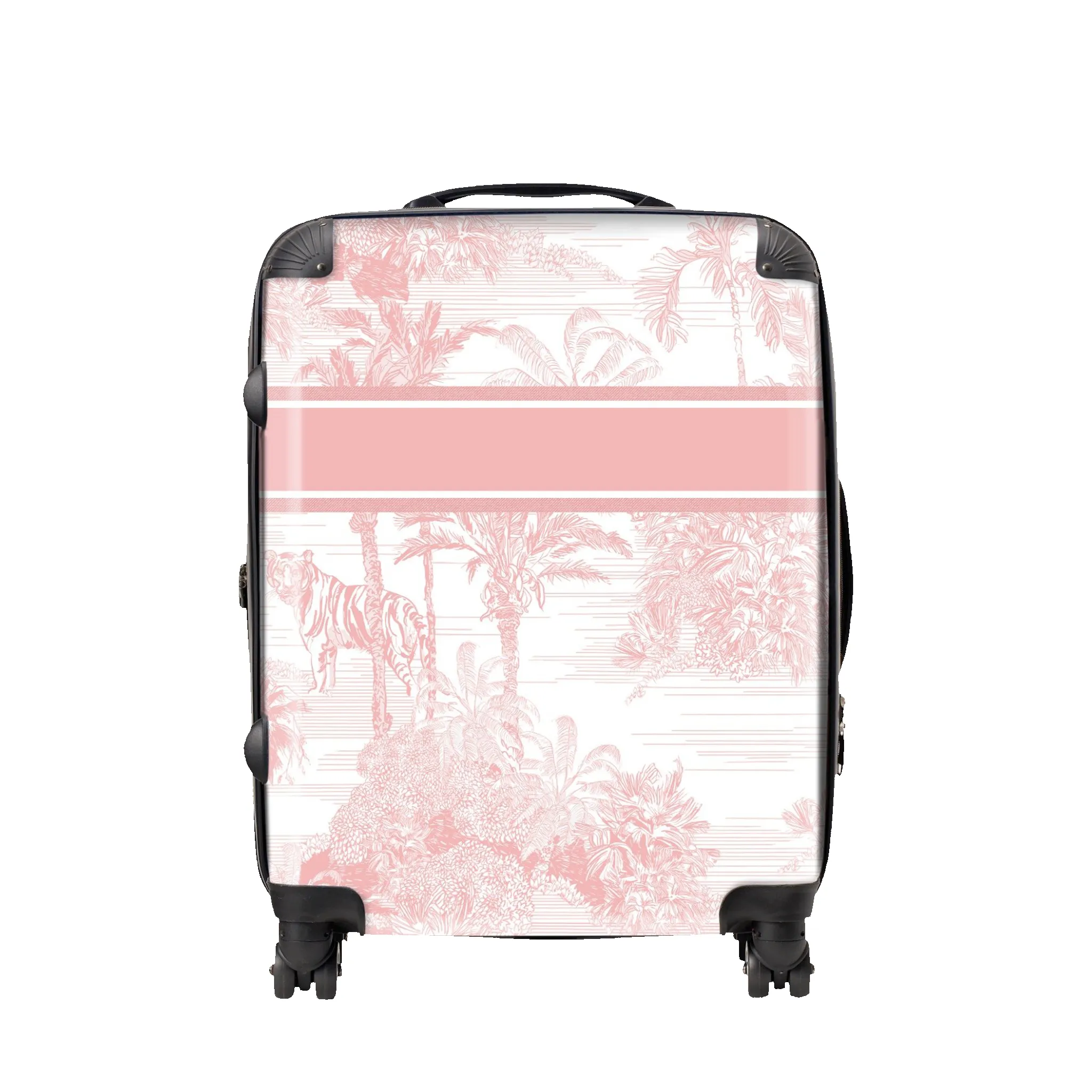 Isabella Hardshell Luggage- Pink sold by Lily and Bean