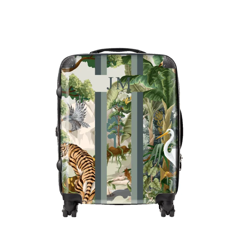Rainforest Print Hardshell Luggage sold by Lily and Bean