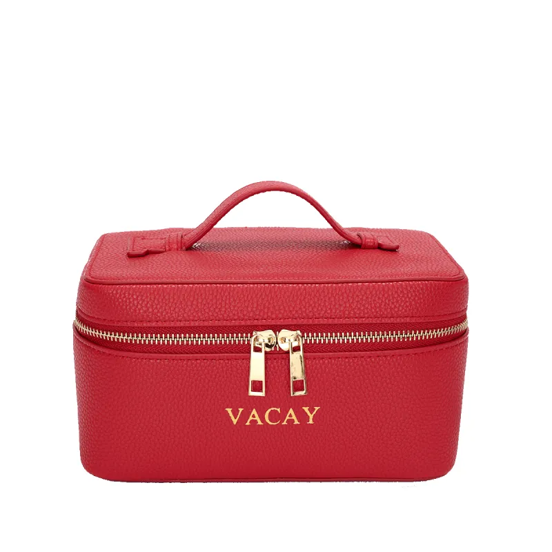 Leather Vanity Case - VACAY sold by Lily and Bean