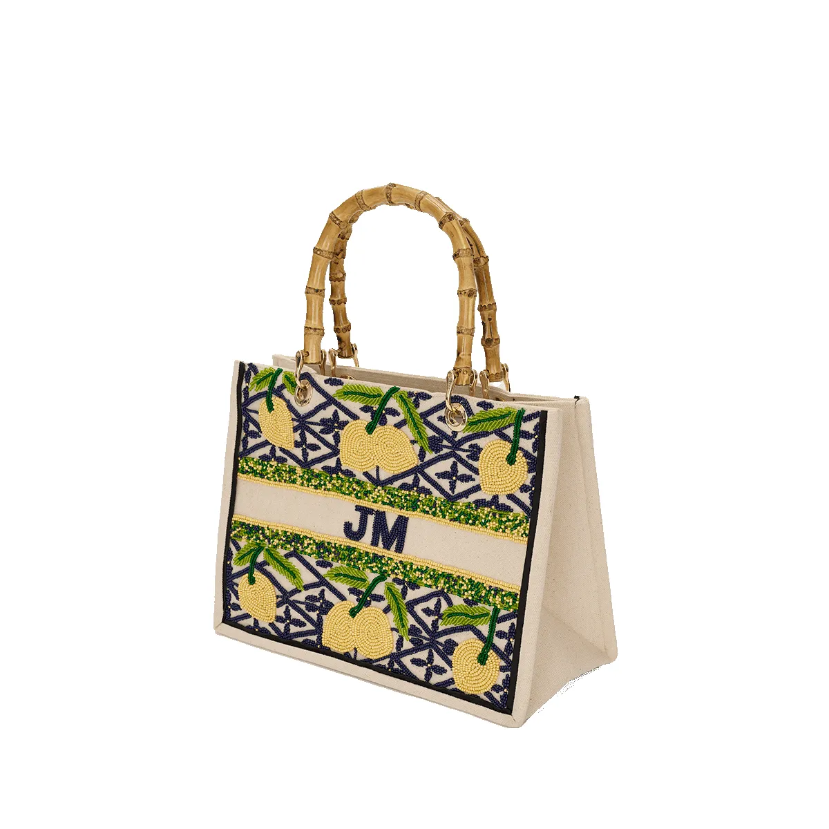The Juliana Mini Beaded Tote - Capri sold by Lily and Bean product image thumbnail 2