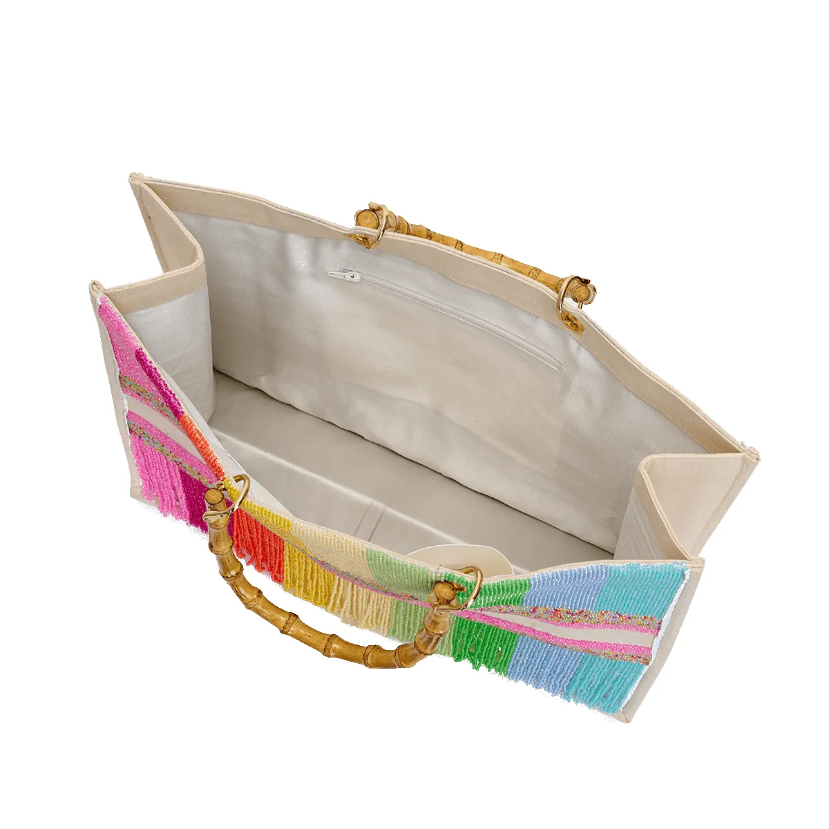 The Juliana Beaded Tote - Rainbow sold by Lily and Bean product image thumbnail 3