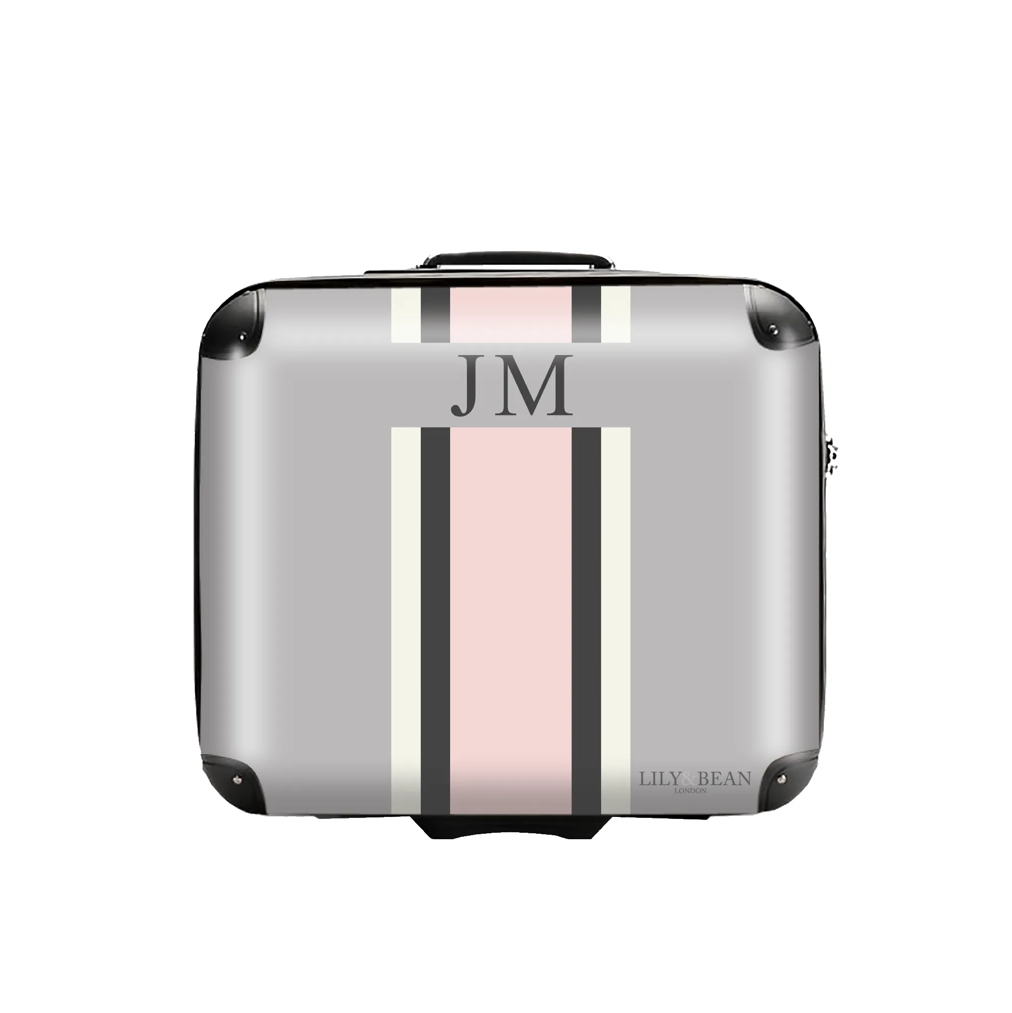 Hardshell Luggage - French Grey & Pink sold by Lily and Bean product image thumbnail 2