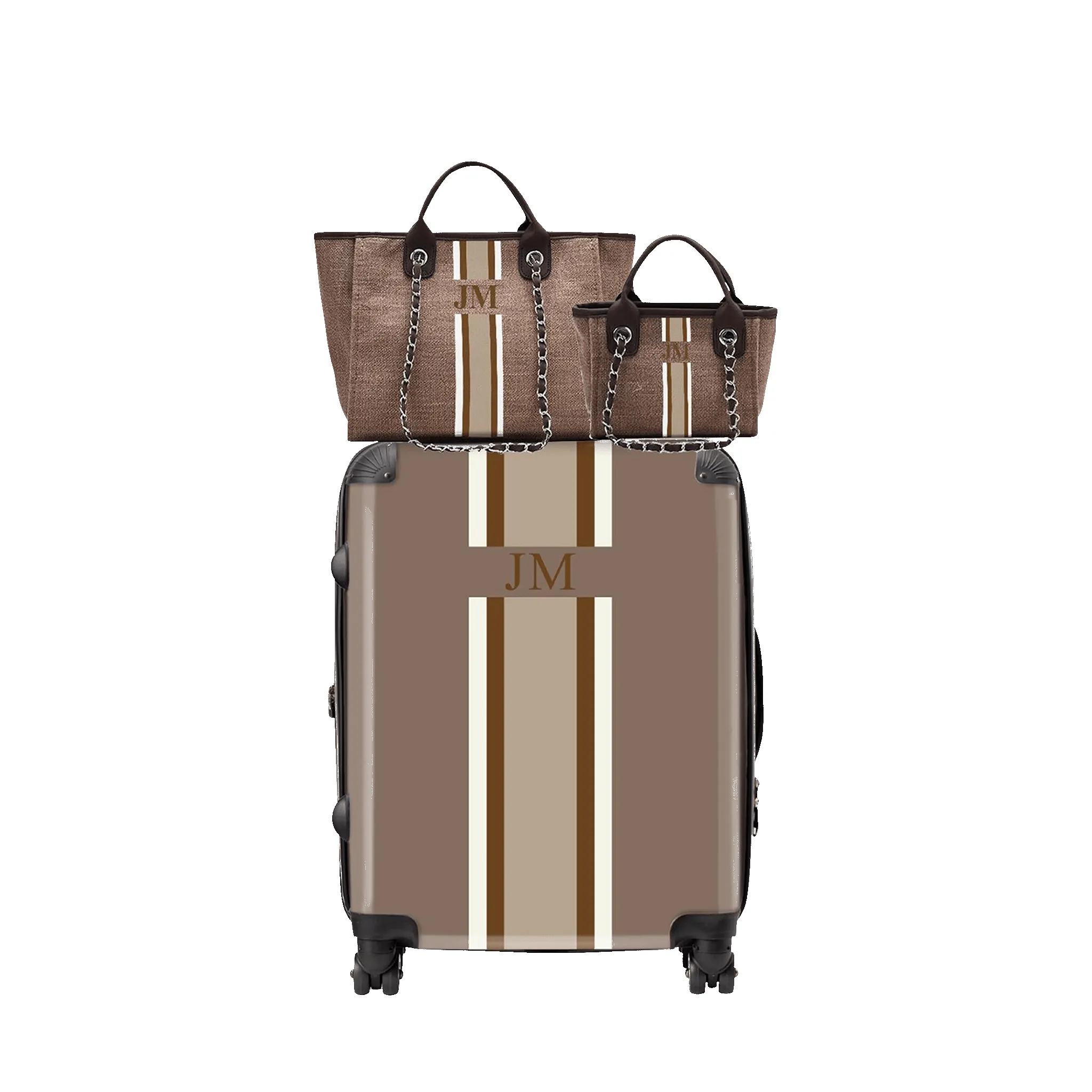 Trio Luggage Set - Mocha sold by Lily and Bean