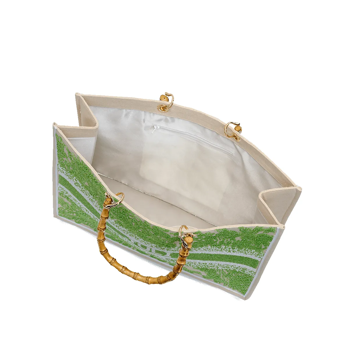 The Juliana Beaded Tote - Lime Jungle sold by Lily and Bean product image thumbnail 2