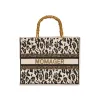 The Juliana Beaded Tote - Leopard sold by Lily and Bean